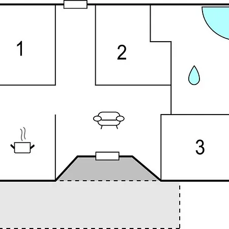 3 Bedroom In 別荘 *